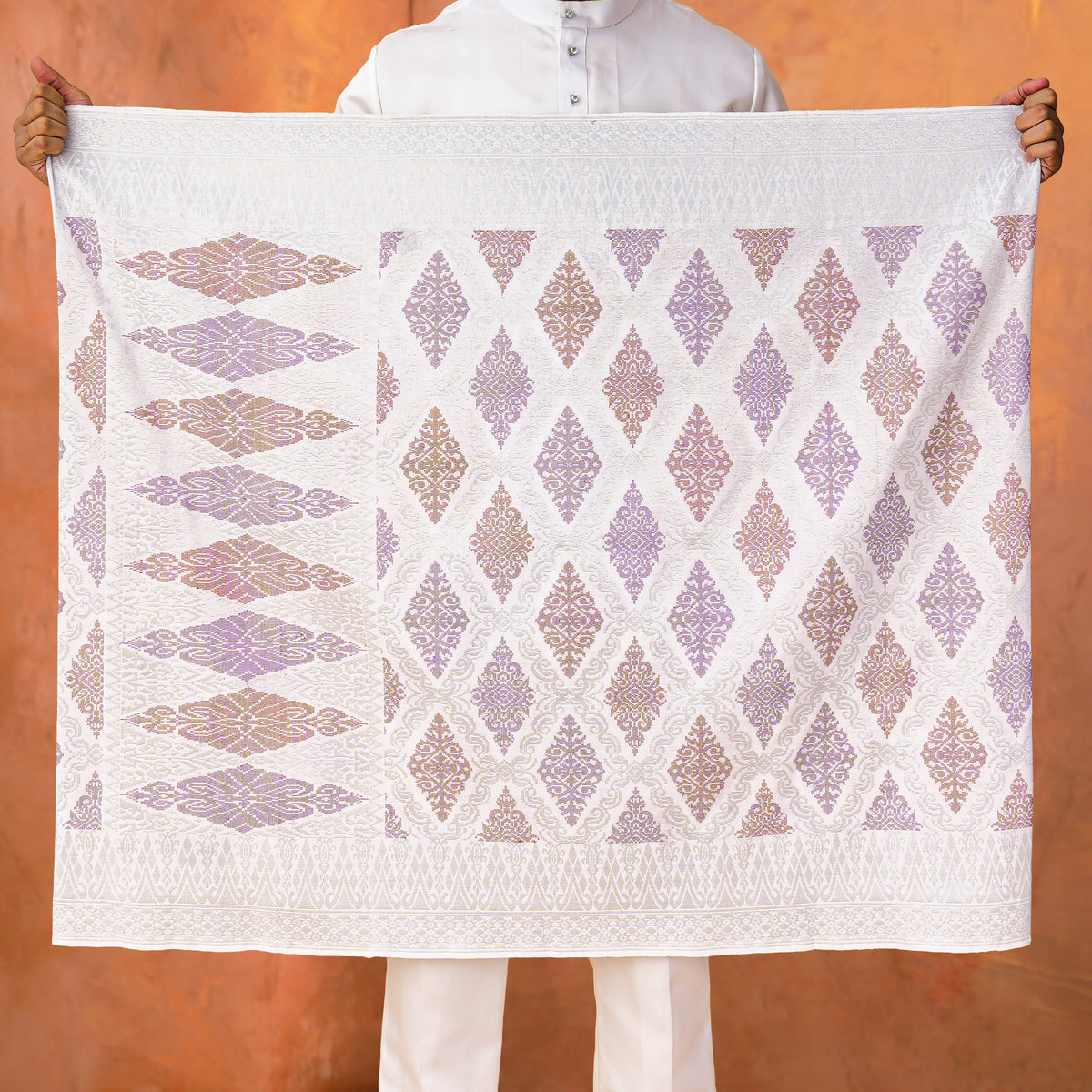 WHITE SILVER - PURPLE | Premium Handmade