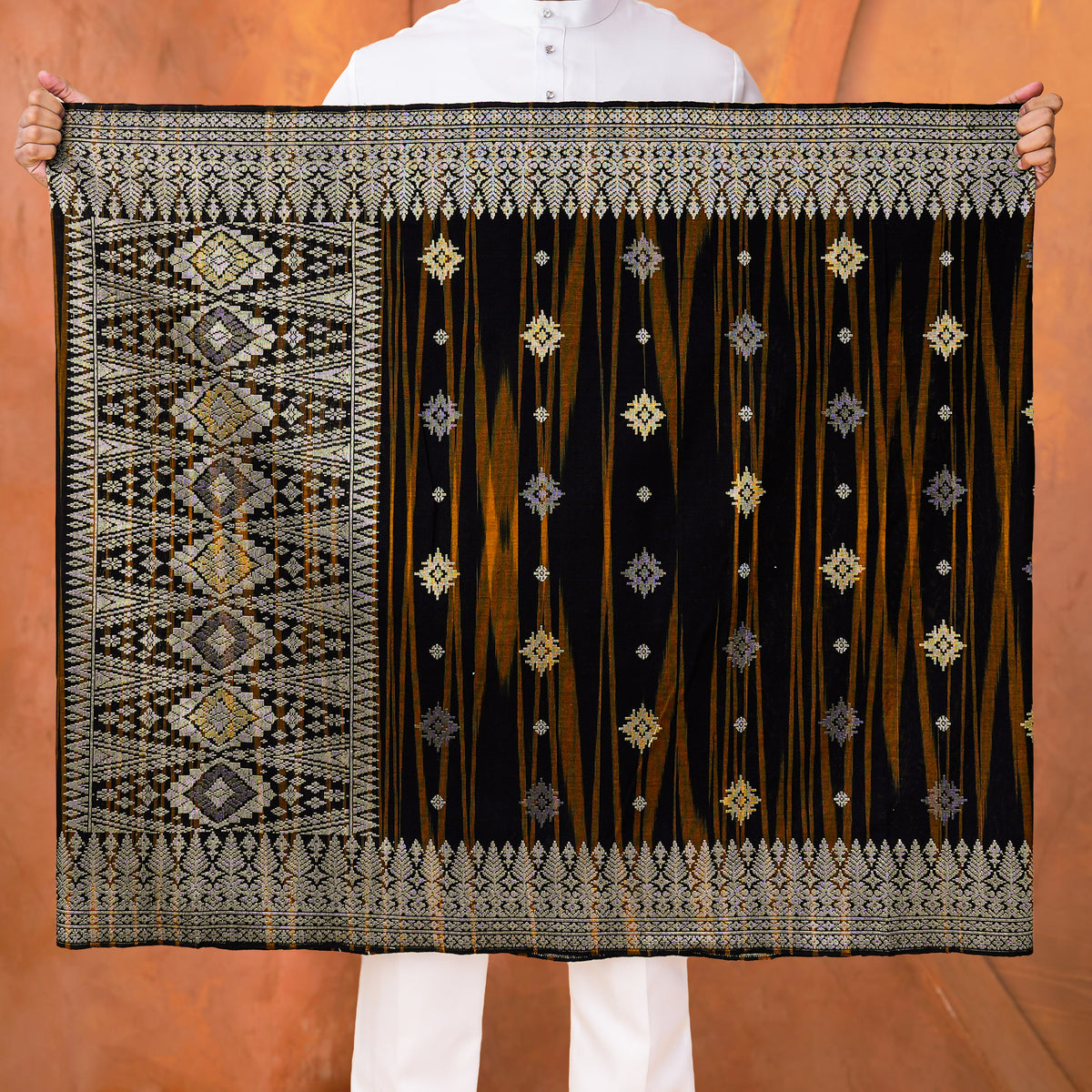 BLACK SILVER MIX - BROWN | Premium Handmade