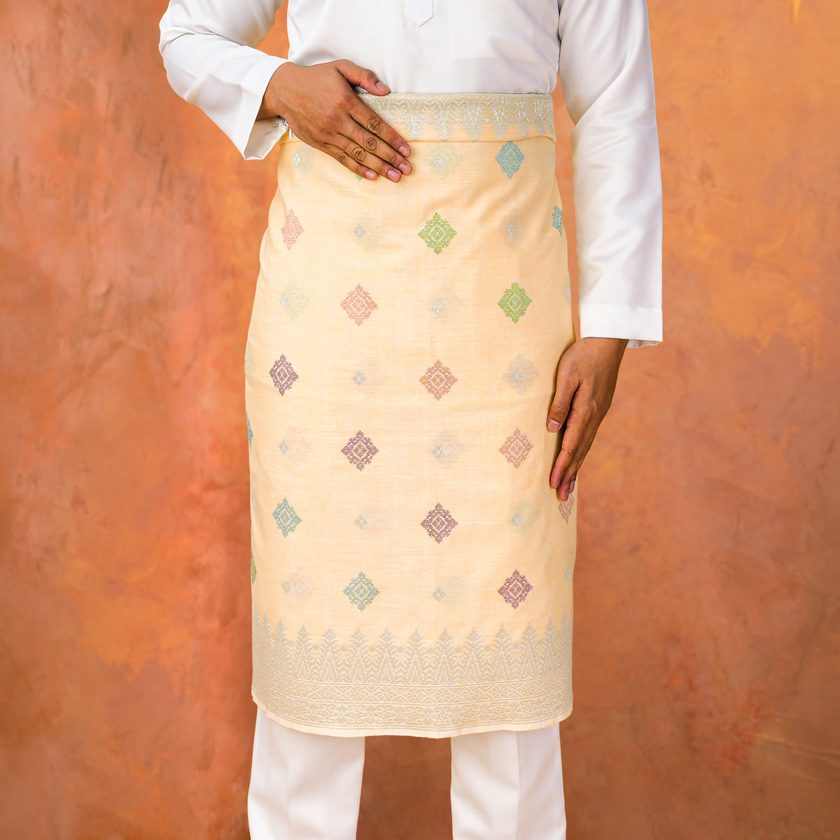 PEACH SILVER MIX | Exclusive Handmade