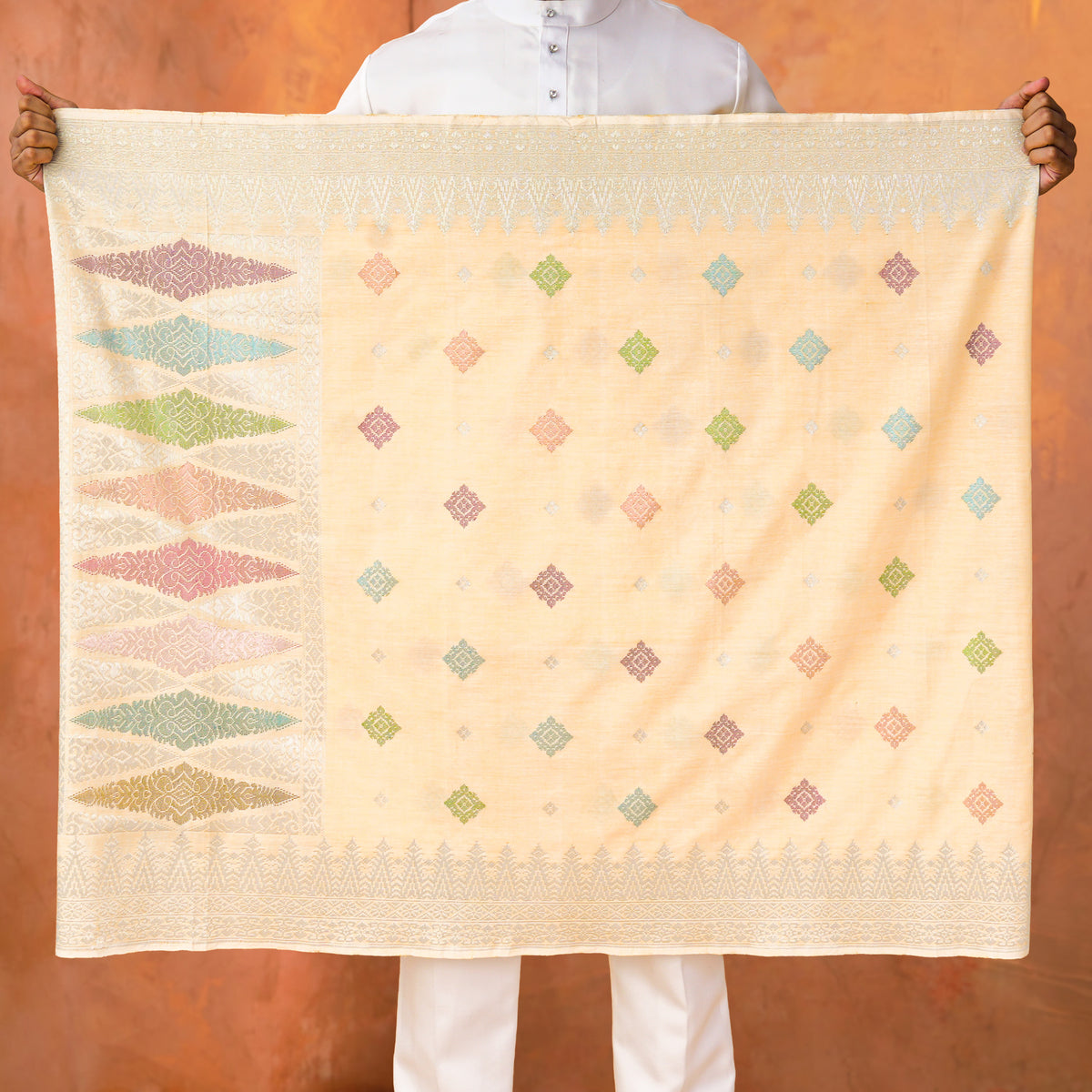 PEACH SILVER MIX | Exclusive Handmade