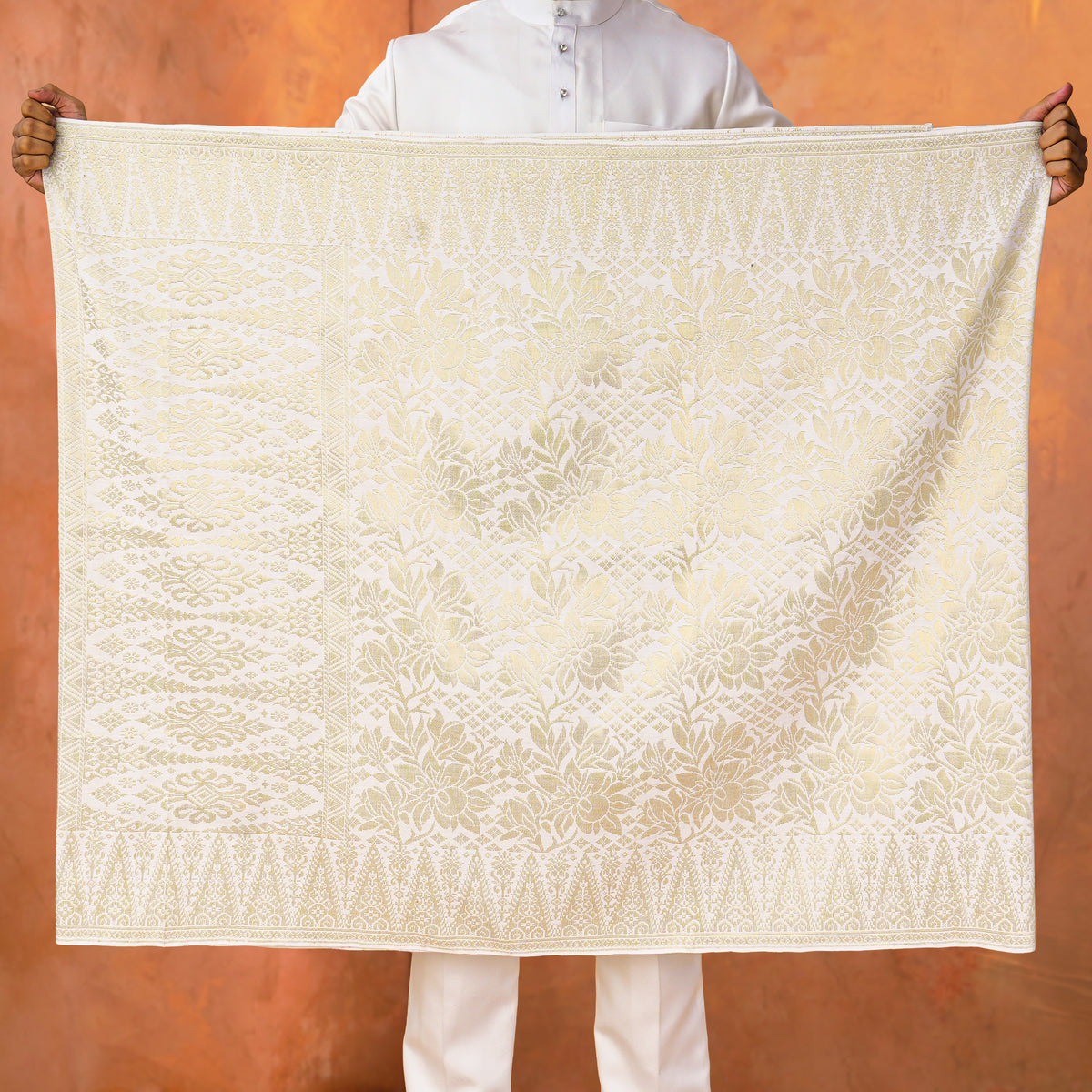 OFF WHITE SILVER | Premium Handmade (2.5 Meter)