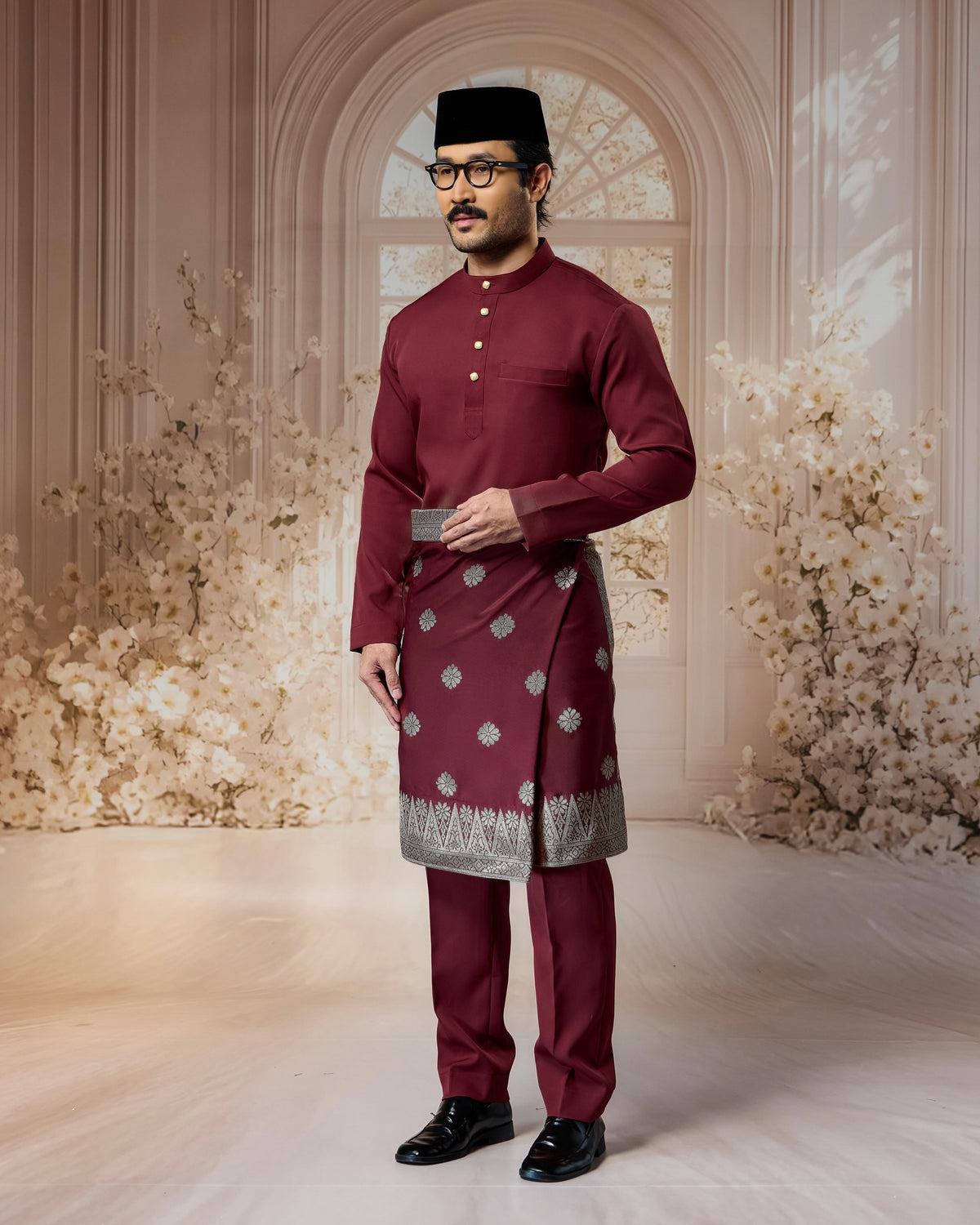 SAMPIN SETIAWAN- MAROON SILVER (ST04)