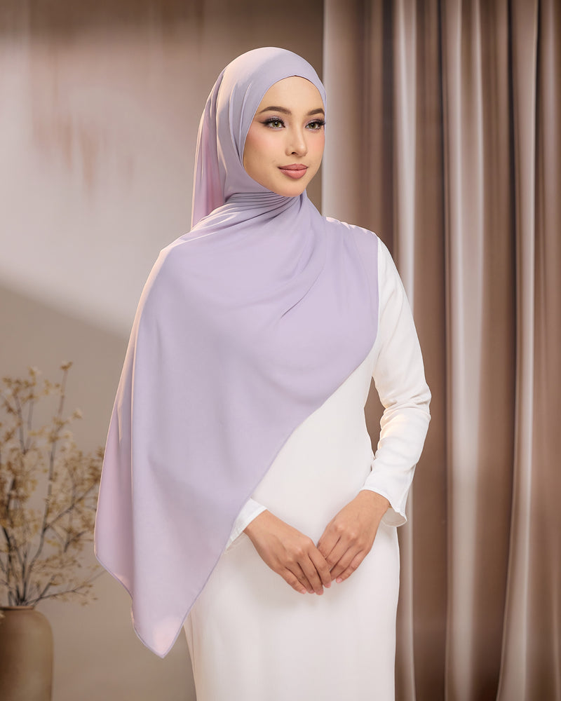 LUNA SHAWL - DUSTY PURPLE | FLOWY TUDUNG
