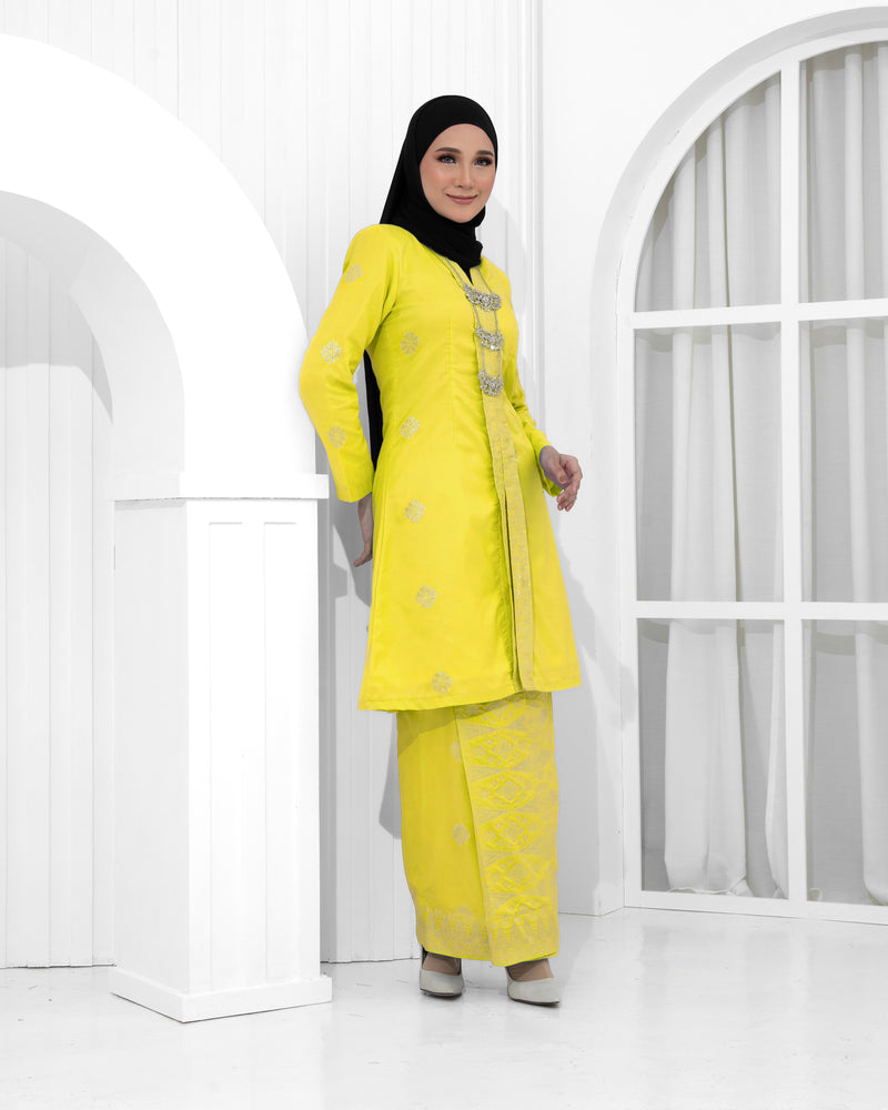 ROYAL-YELLOW | Kurung Anggun - Kebaya