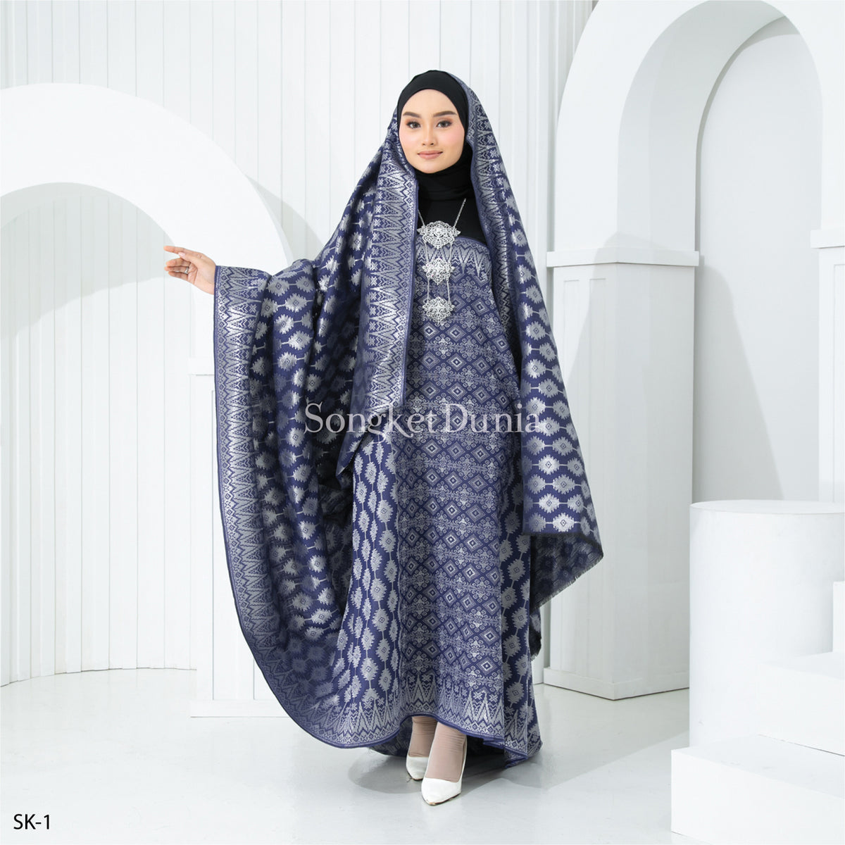 NAVY BLUE - SILVER (SK-1) - SEROJA