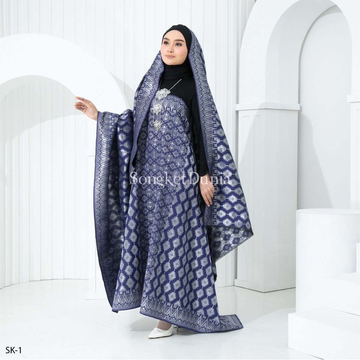 NAVY BLUE - SILVER (SK-1) - SEROJA