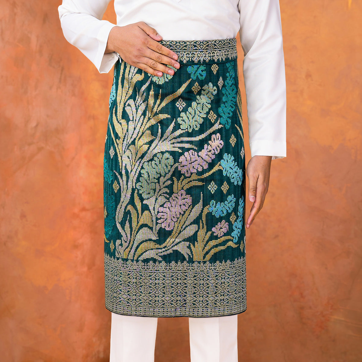 GREEN SILVER - MIX | Royal Handmade (2.5 Meter)