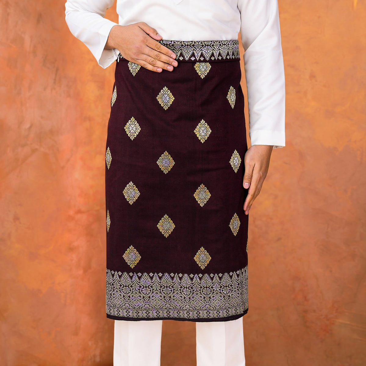BURGUNDY SILVER - MIX | Exclusive Handmade