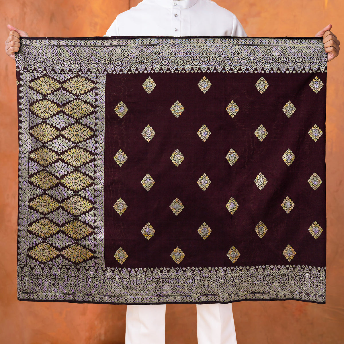 BURGUNDY SILVER - MIX | Exclusive Handmade