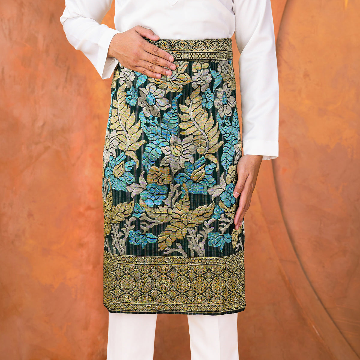 BLACK GOLD MIX - TURQUOISE | Royal Handmade (2.5 Meter)