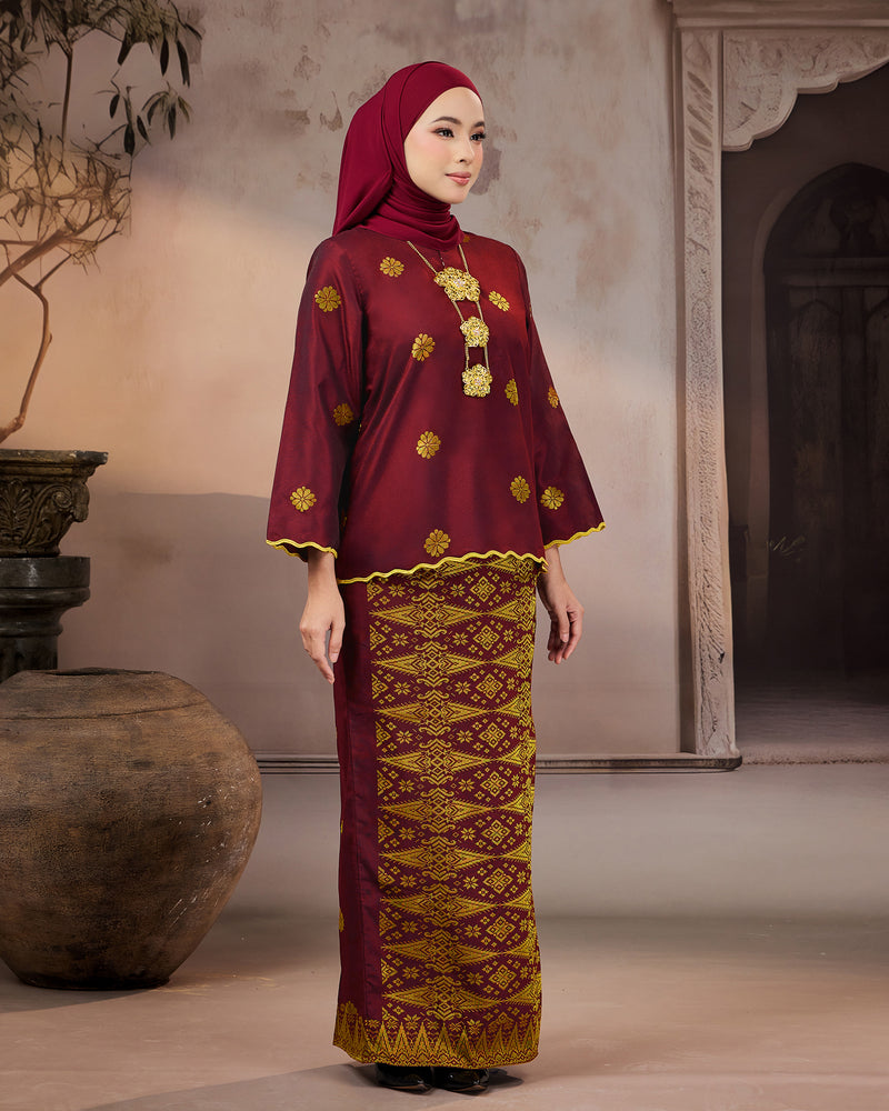KURUNG RATNA (KEDAH SULAM) | MAROON - GOLD