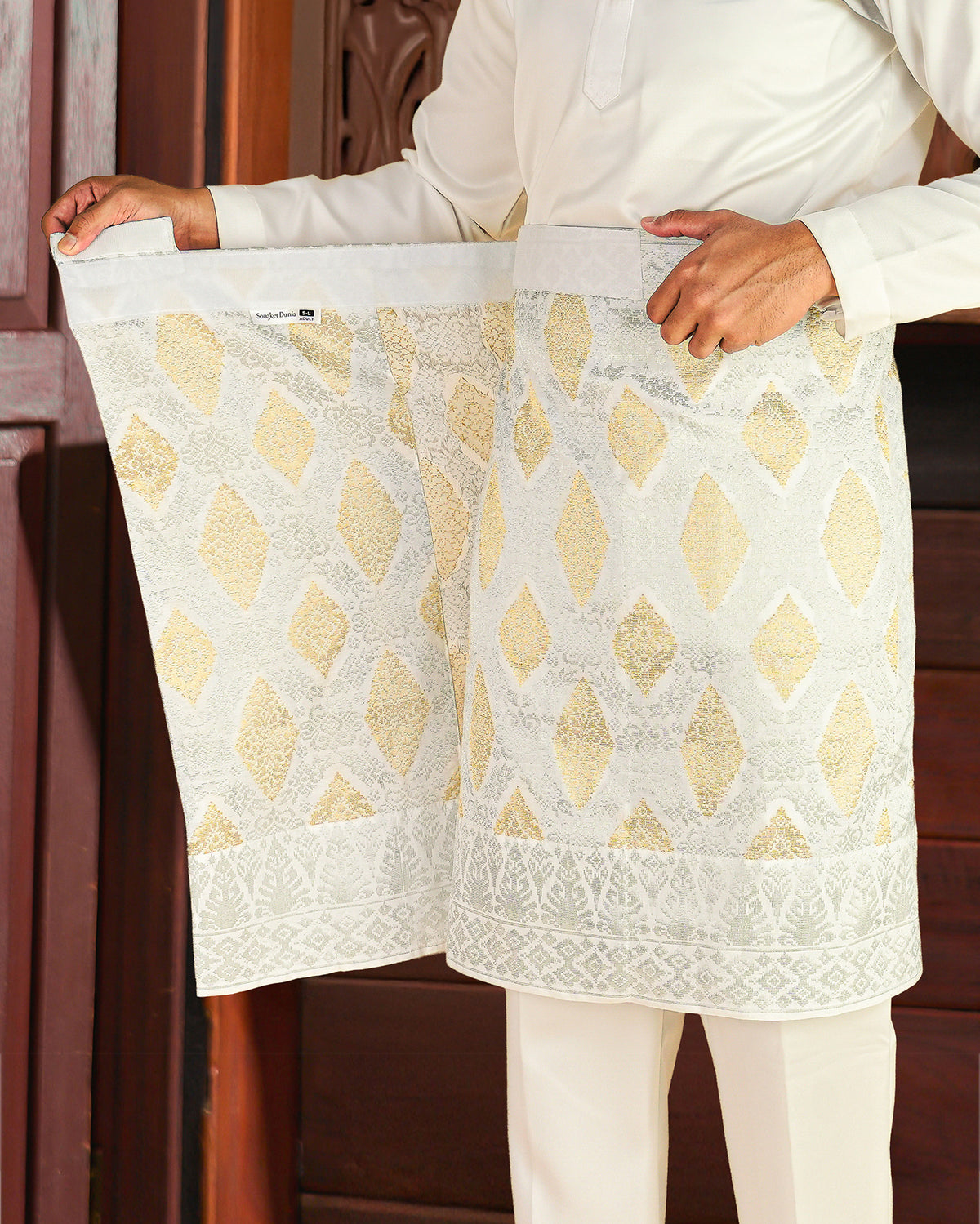 MALEEQ INSTANT | White Silver/Gold - Handmade