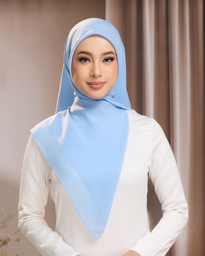AYU BAWAL - BABY BLUE | LIGHTWEIGHT SQUARE BAWAL