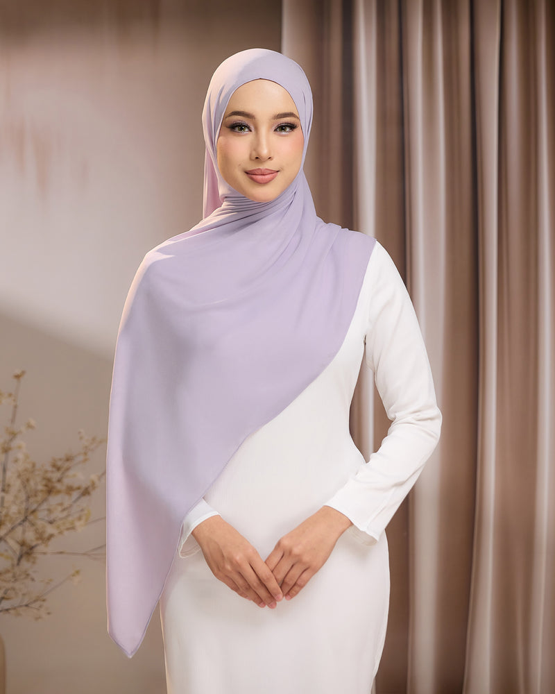 LUNA SHAWL - DUSTY PURPLE | FLOWY TUDUNG