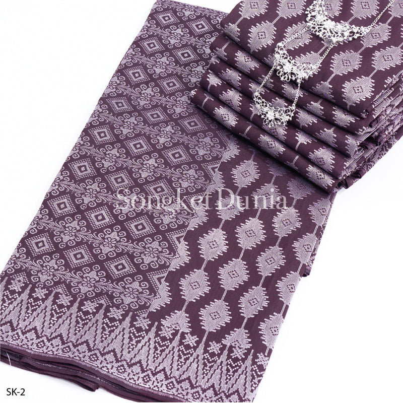 MAROON - SILVER (SK-2) - SEROJA