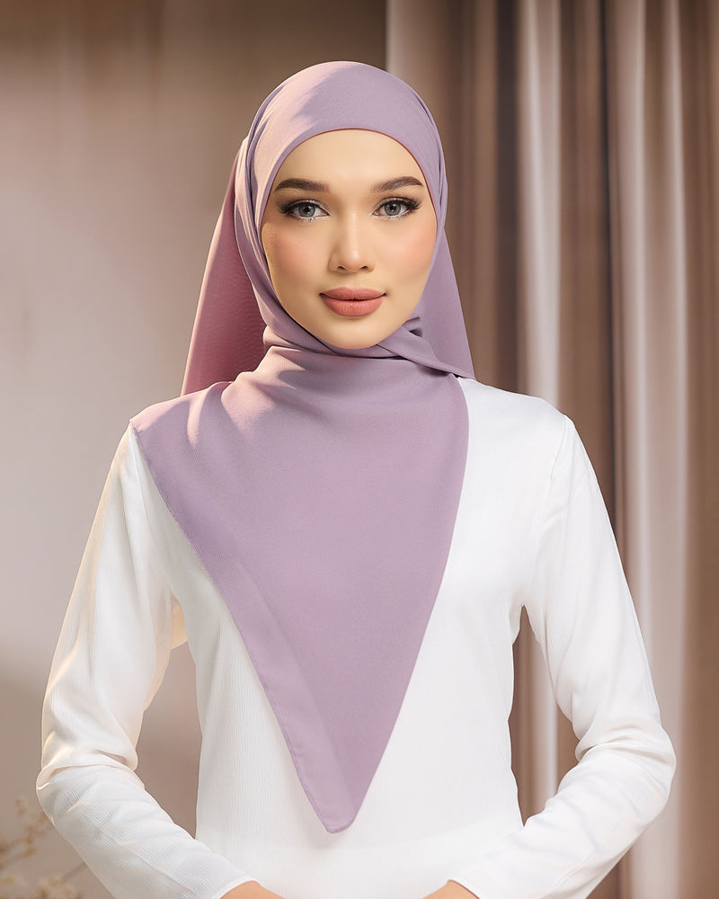 AYU BAWAL - DUSTY PURPLE | LIGHTWEIGHT SQUARE BAWAL