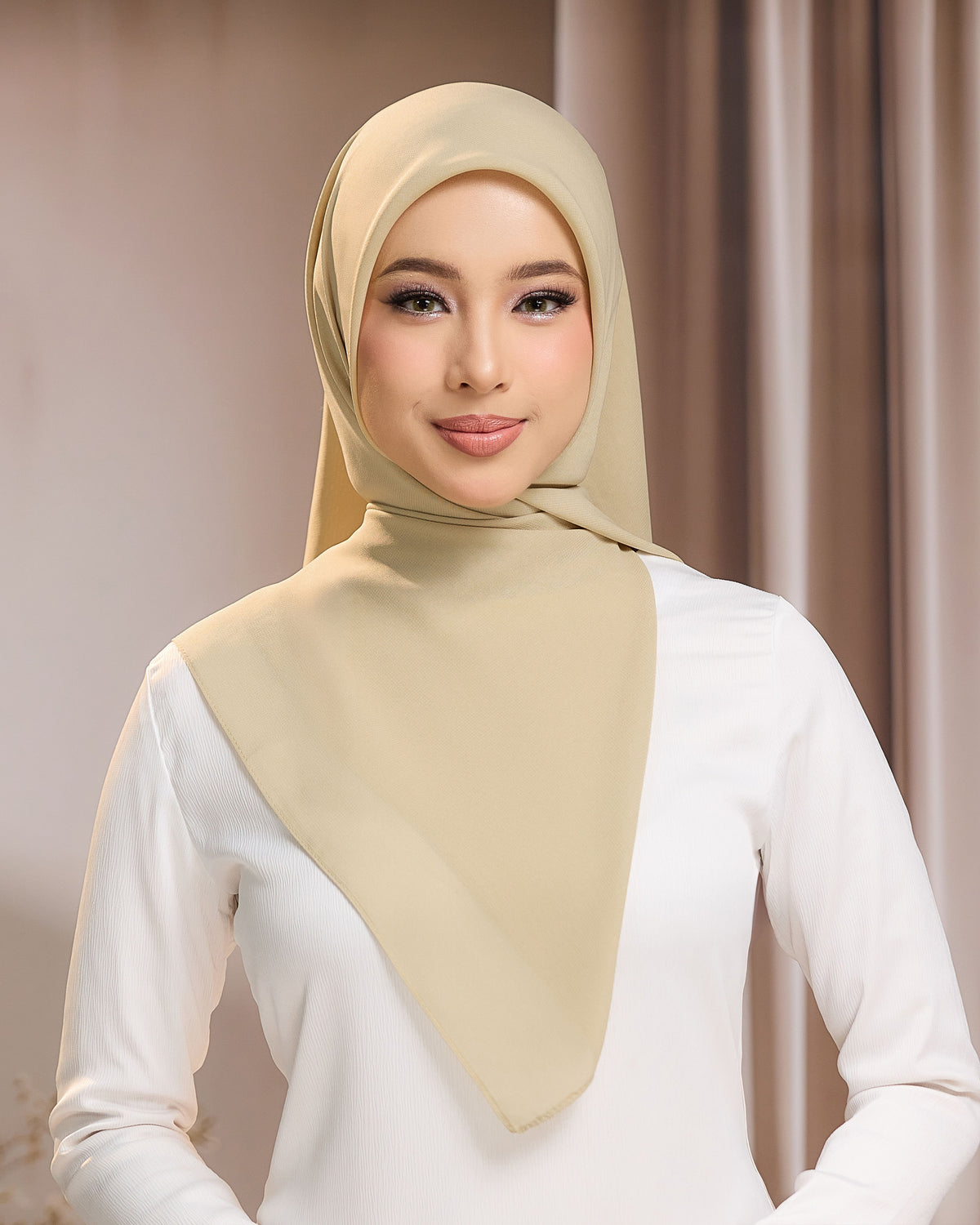 AYU BAWAL - MOSS GREEN | LIGHTWEIGHT SQUARE BAWAL