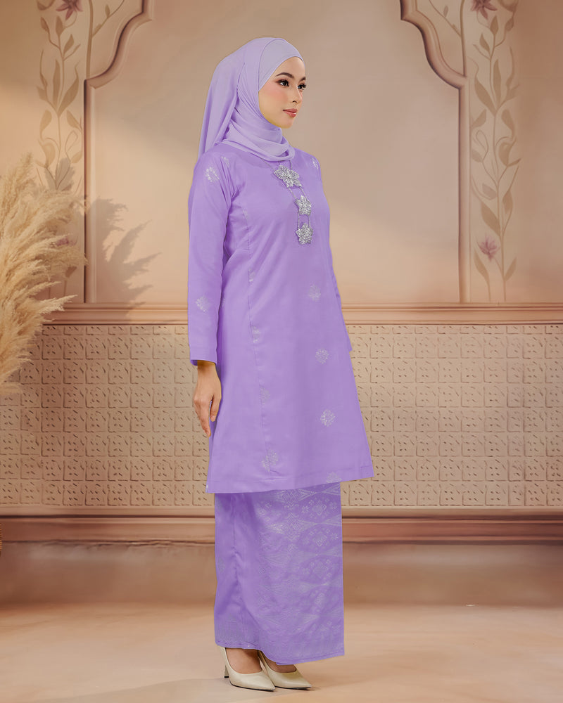 KURUNG SURAYA (PESAK GANTUNG) | LAVENDAR - SILVER