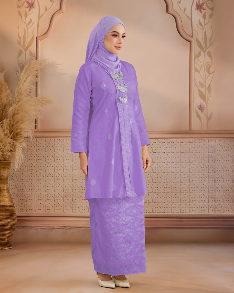 KURUNG ANGGUN (KEBAYA)| LAVENDAR - SILVER