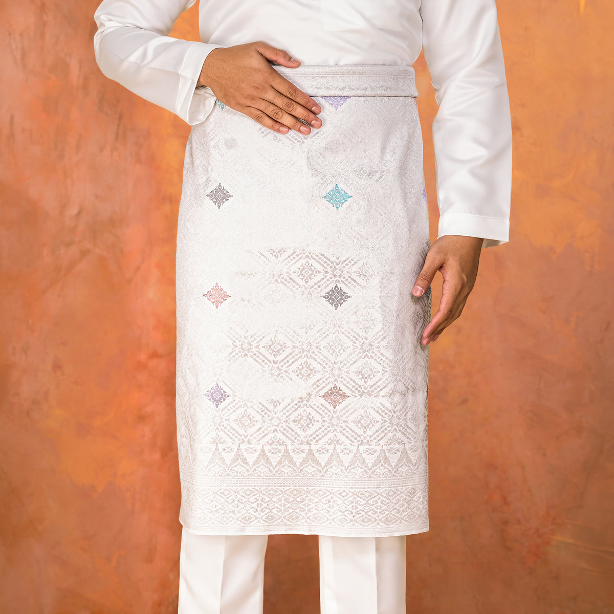 OFF WHITE SILVER - MIX | Dato' Handmade (DT144)