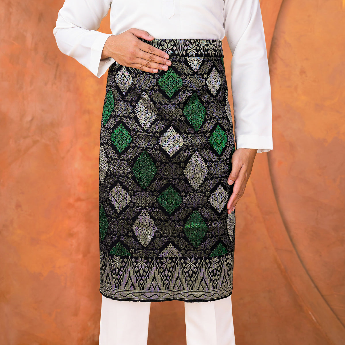 BLACK SILVER - GREEN | Premium Handmade