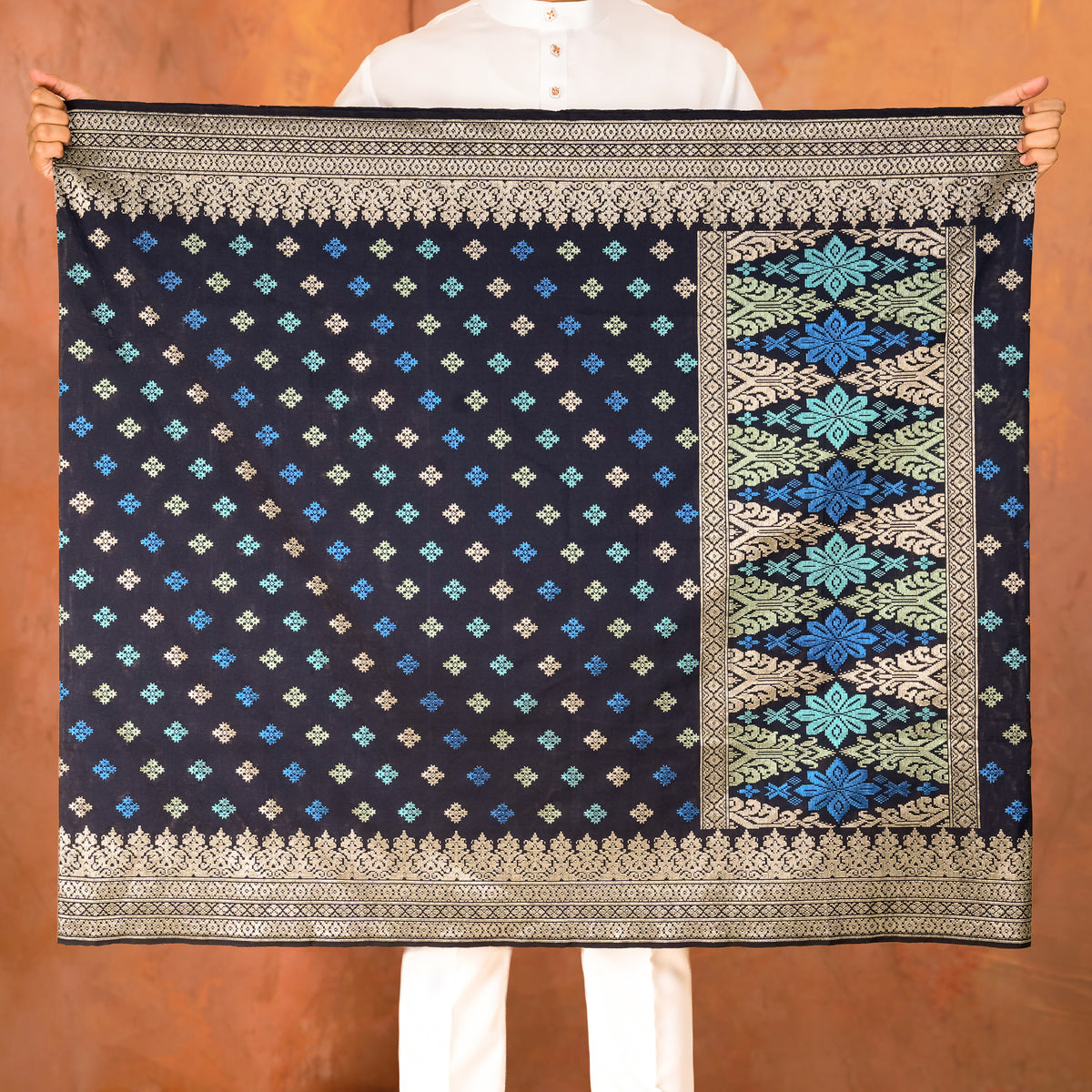 DARK BLUE SILVER - MIX | Premium Handmade (PR109)