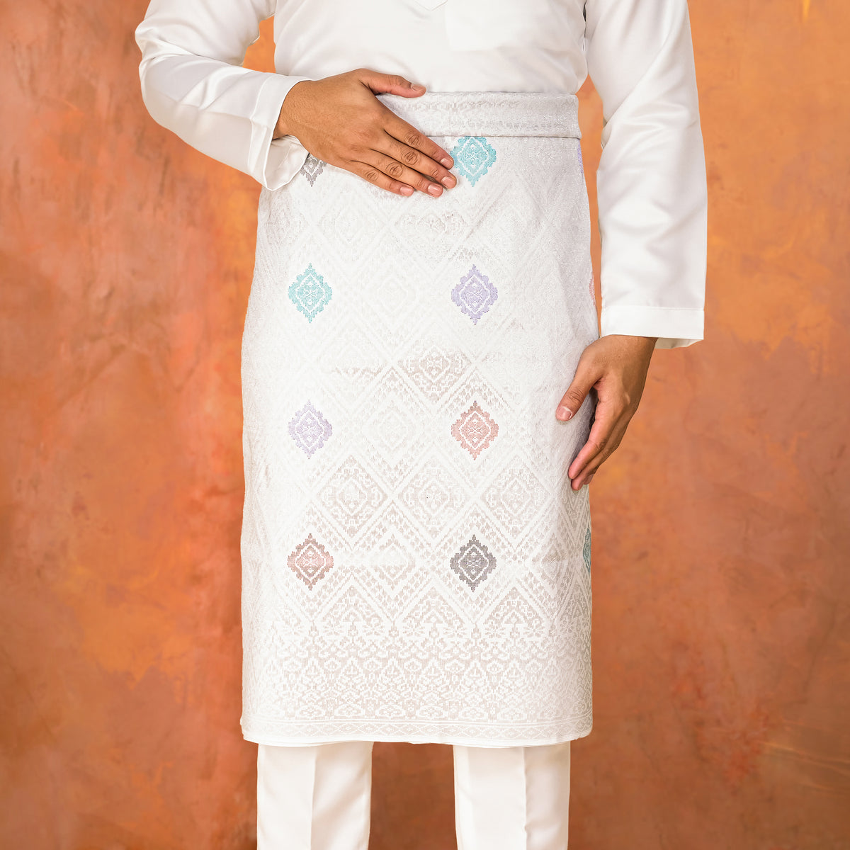 OFF WHITE SILVER - MIX | Dato' Handmade (DT146)