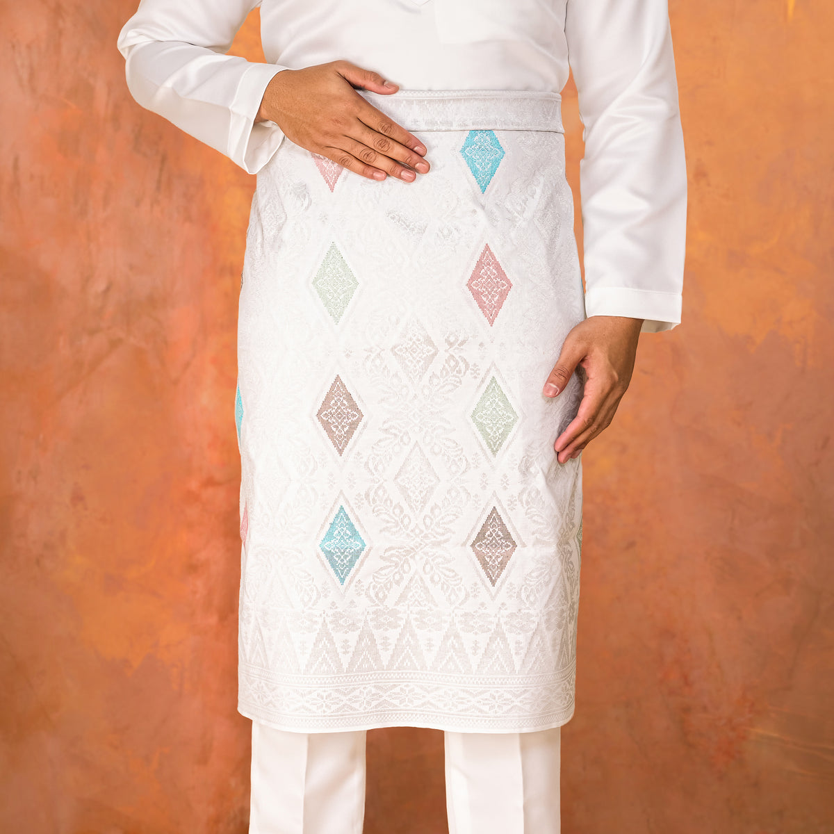 OFF WHITE SILVER - MIX | Dato' Handmade (DT148)