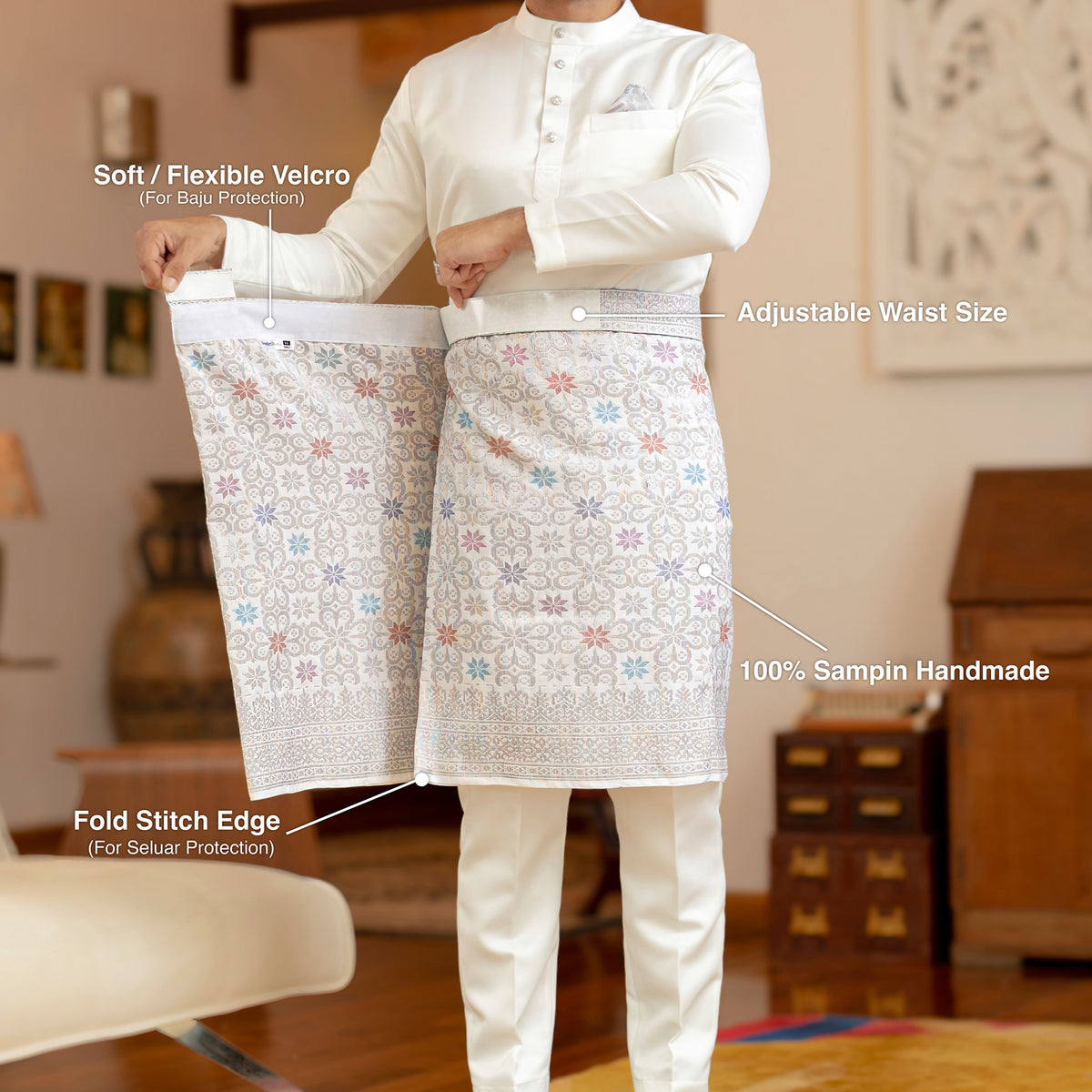 MALEEQ INSTANT | White Gold Mix - Handmade