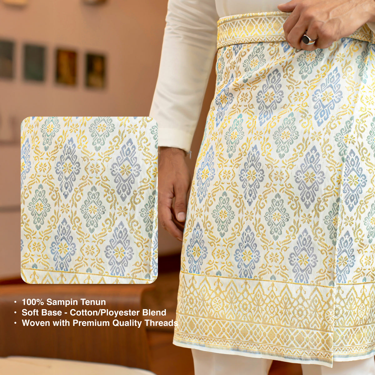 INSTANT MAJESTIC | WHITE SILVER-PEACH (SM413)