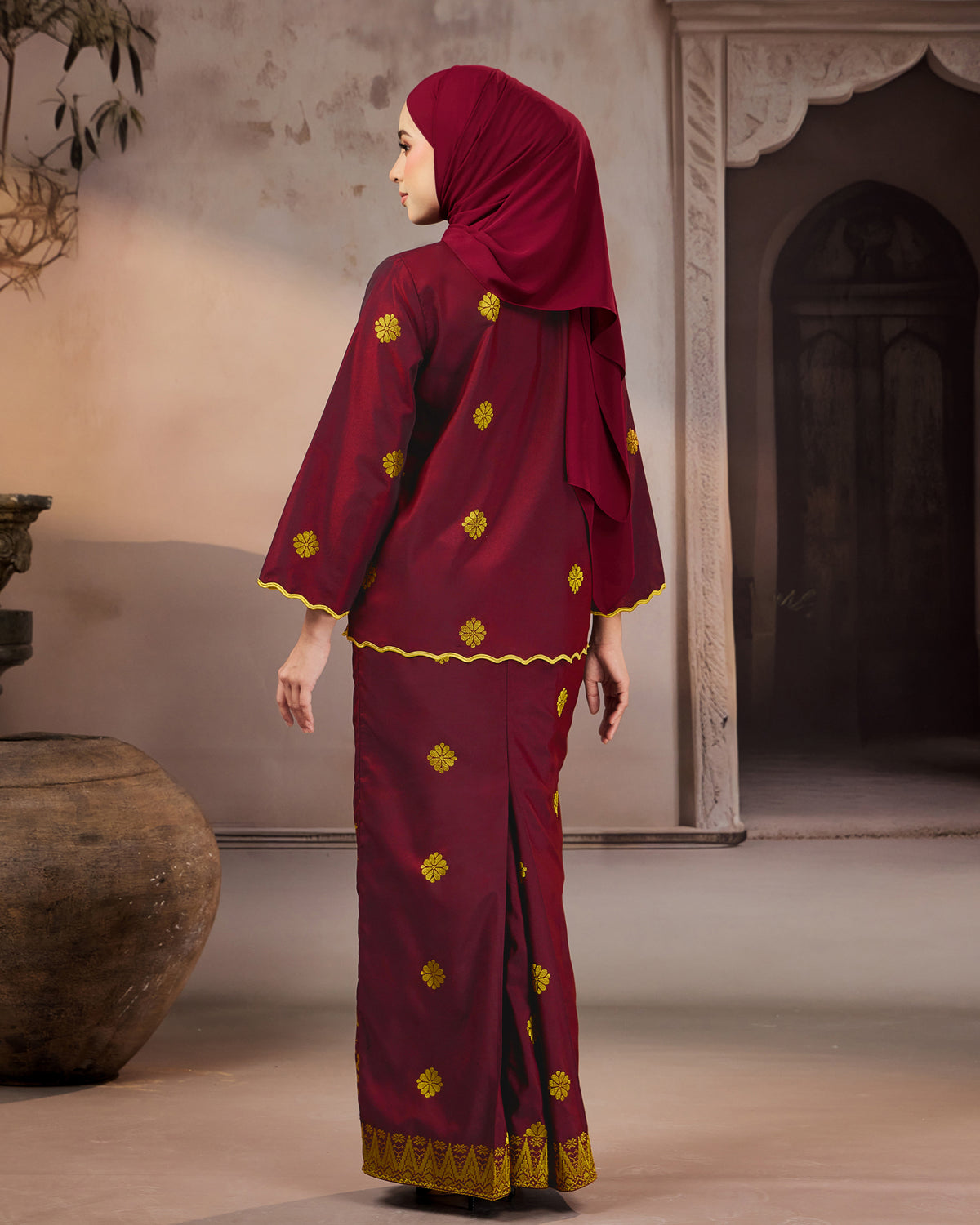 KURUNG RATNA (KEDAH SULAM) | MAROON - GOLD