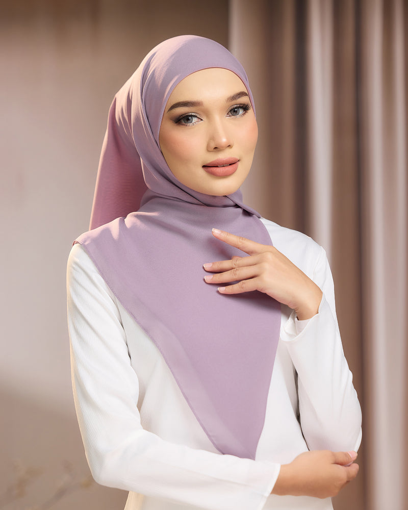AYU BAWAL - DUSTY PURPLE | LIGHTWEIGHT SQUARE BAWAL