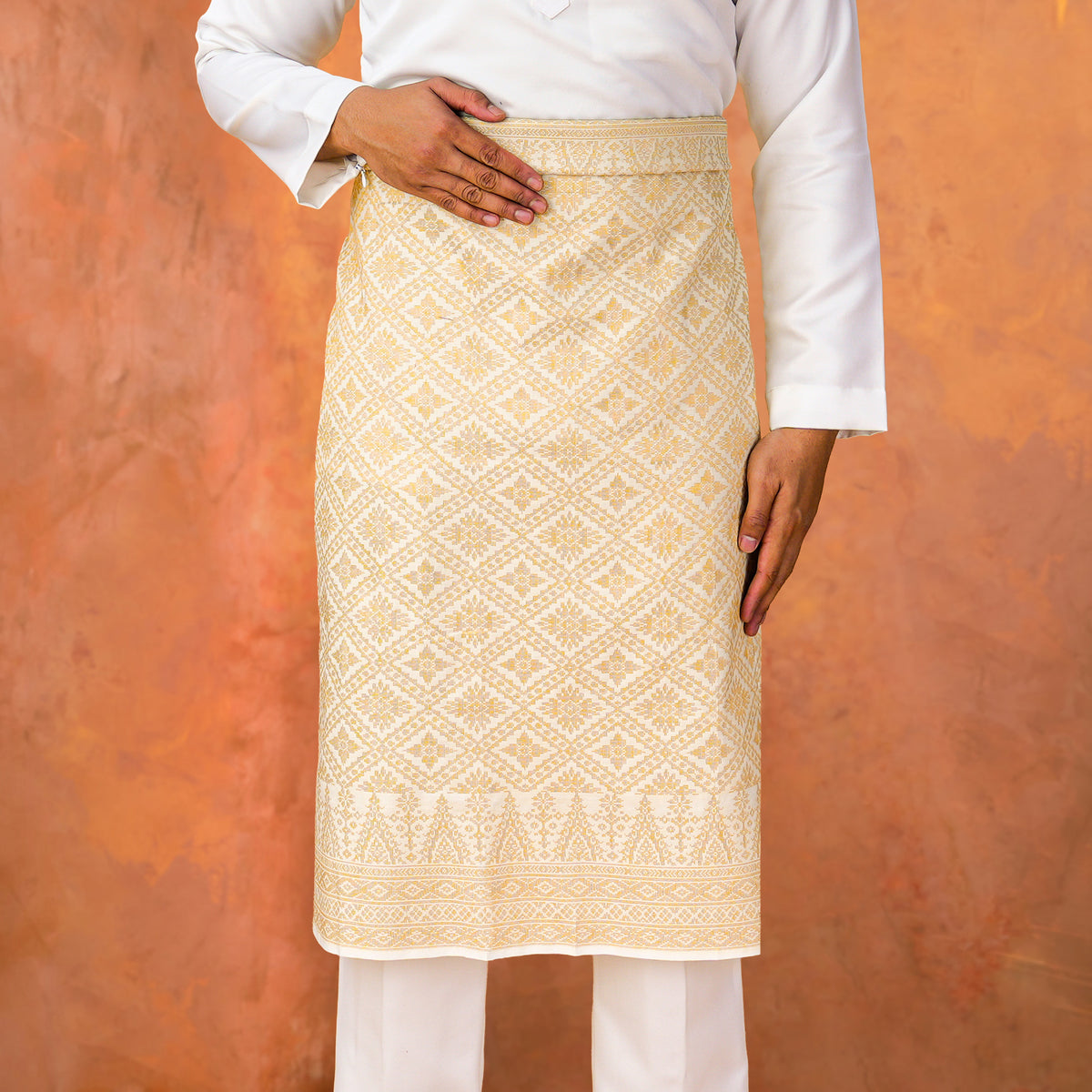 OFF WHITE GOLD - Mix | Dato' Handmade (2.5 Meter)