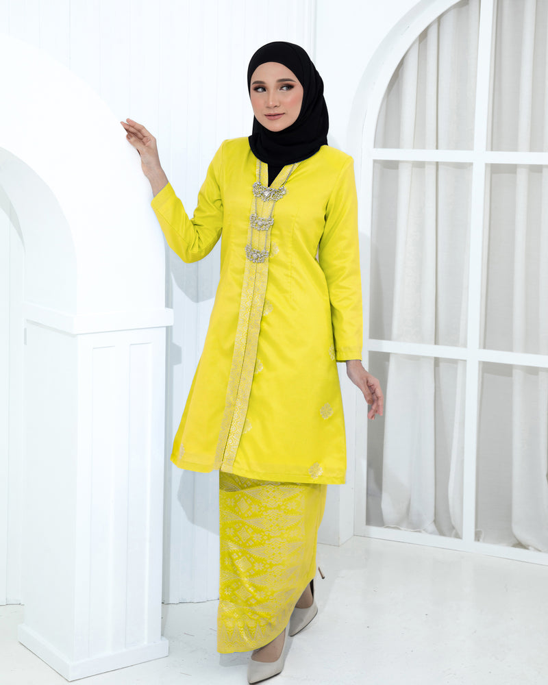 ROYAL-YELLOW | Kurung Anggun - Kebaya