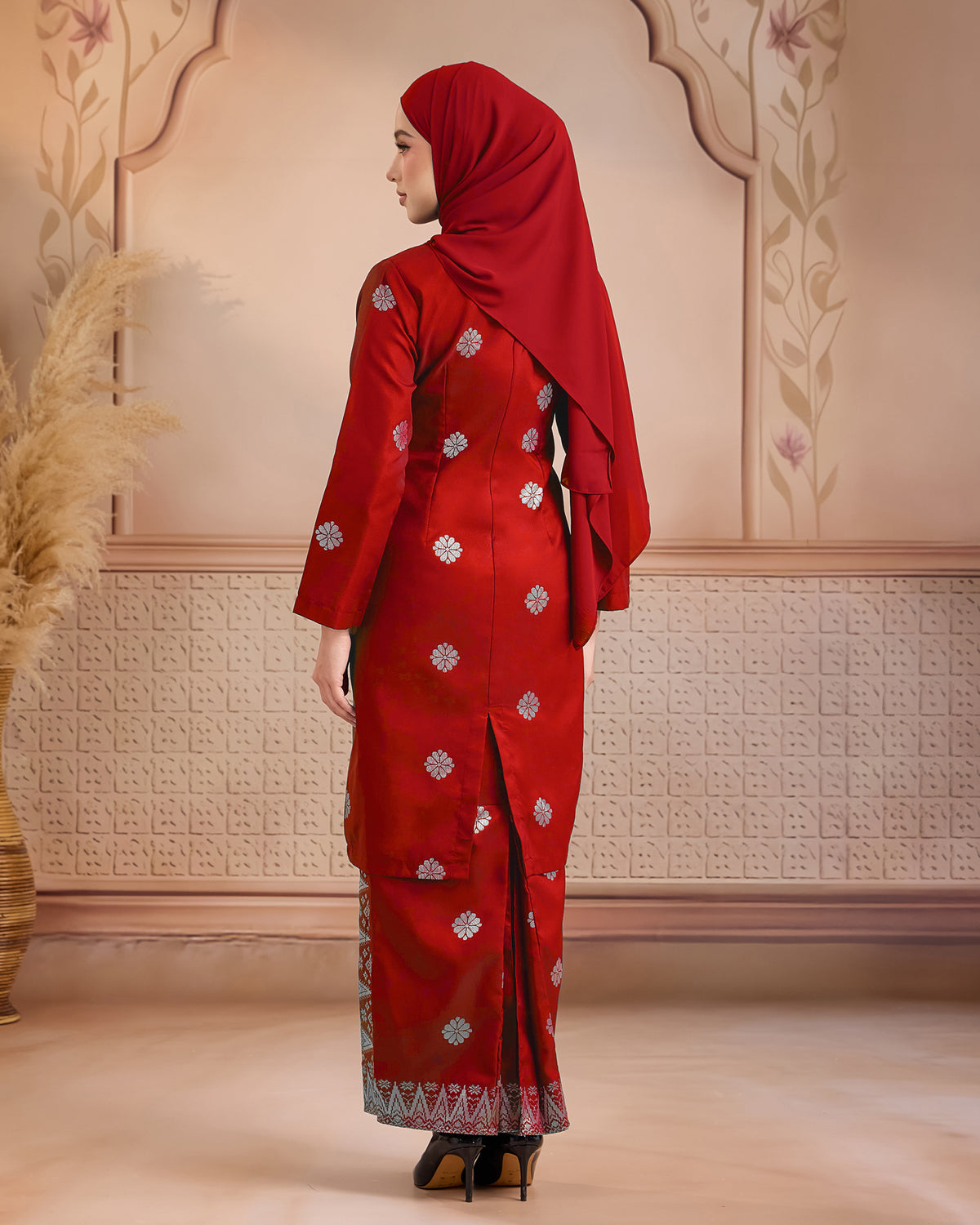 KURUNG LAYLA (MODEN) | RED CHILLI - SILVER