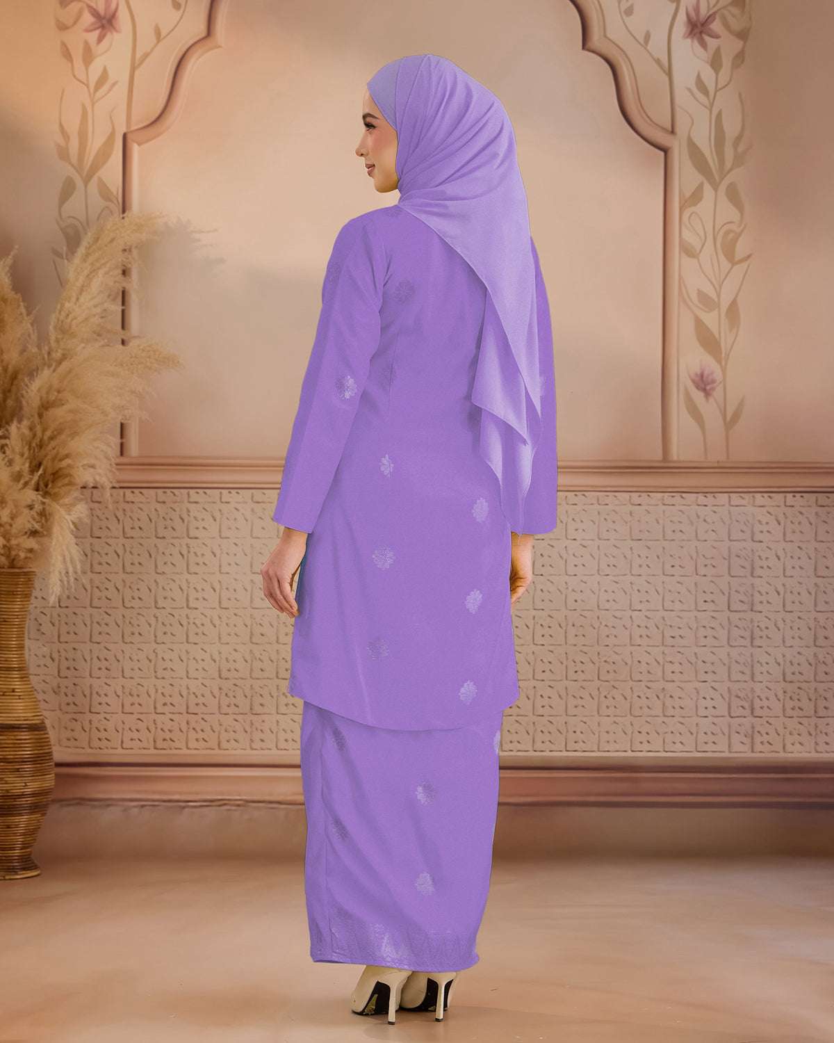 KURUNG ANGGUN (KEBAYA)| LAVENDAR - SILVER