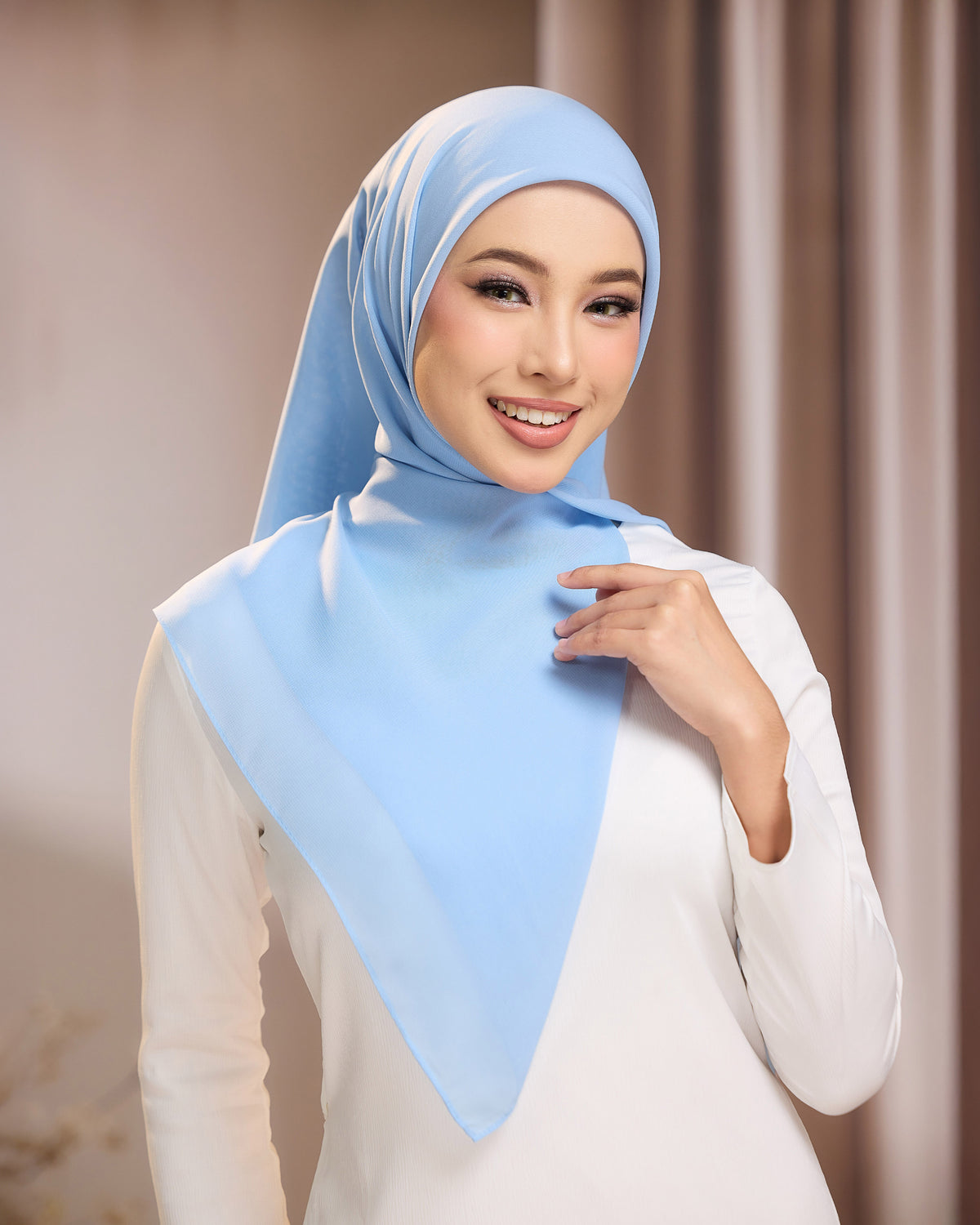 AYU BAWAL - BABY BLUE | LIGHTWEIGHT SQUARE BAWAL