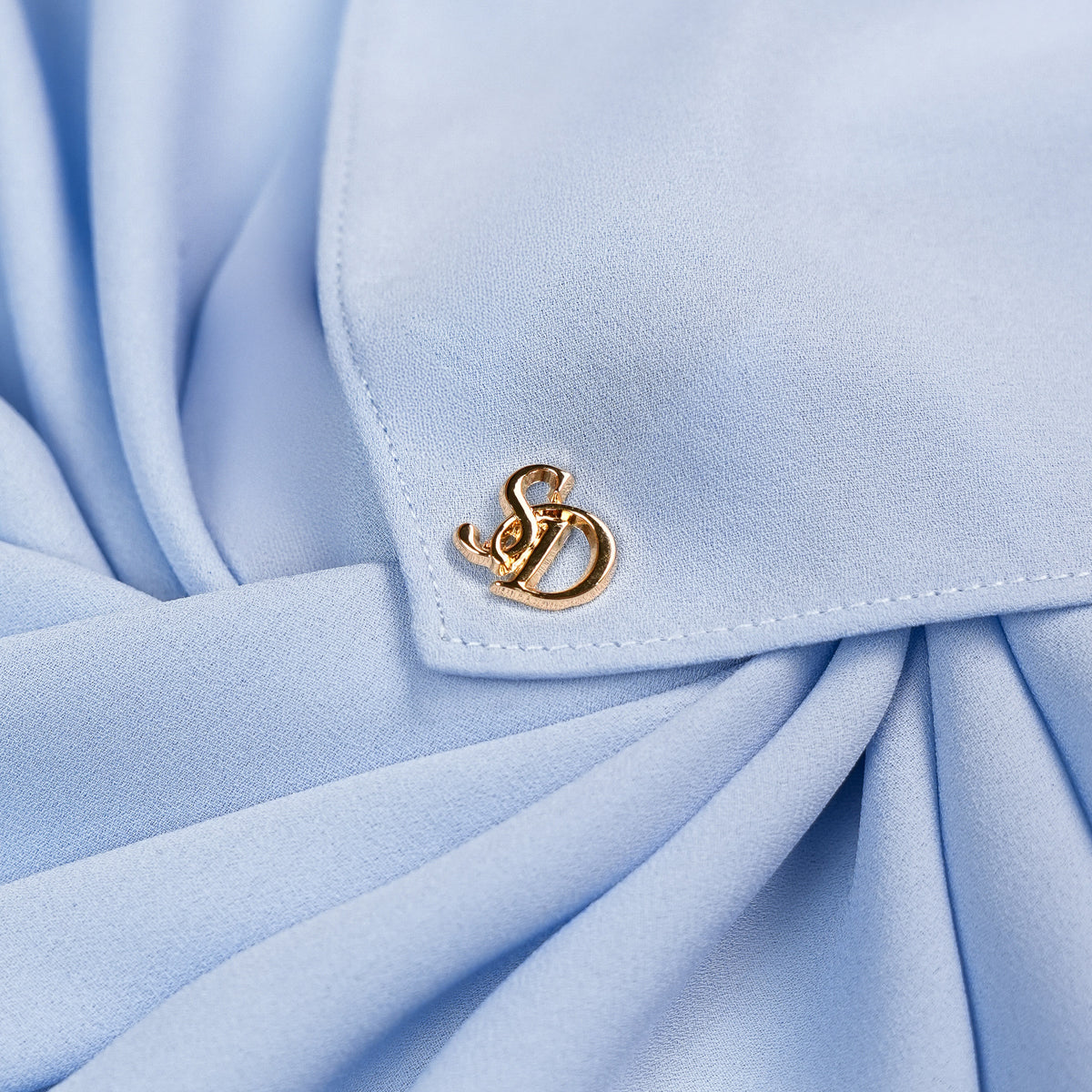 LUNA SHAWL - BABY BLUE | FLOWY TUDUNG