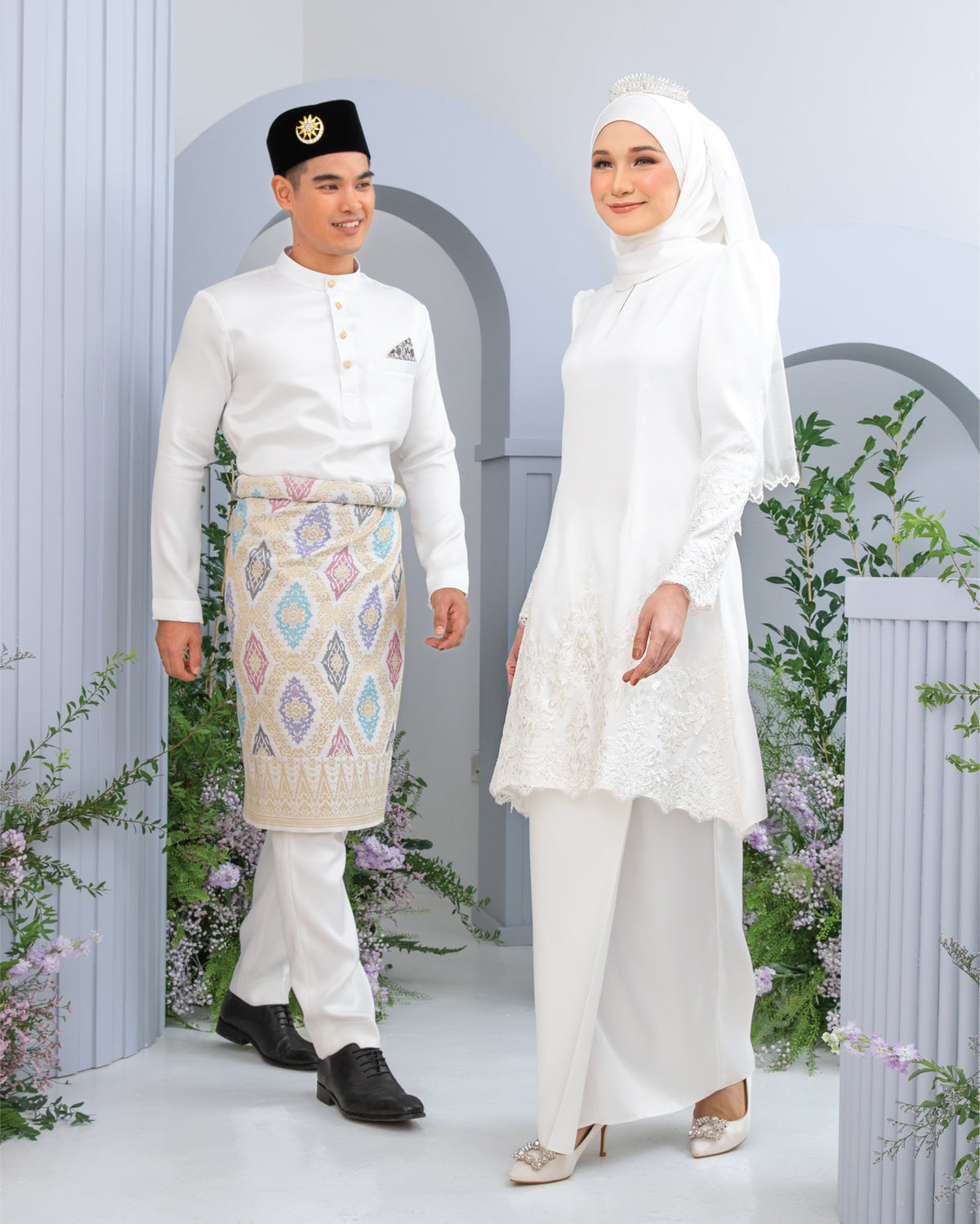 DAHLIA COUPLE SET (OFF WHITE)