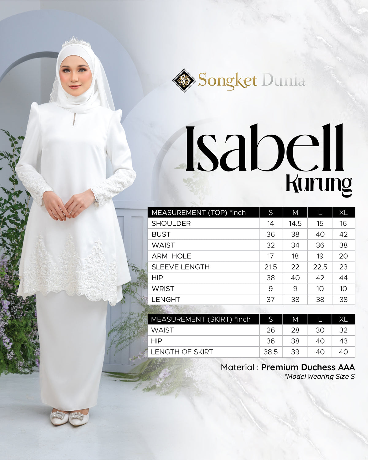 ISABELL KURUNG ( OFF WHITE)