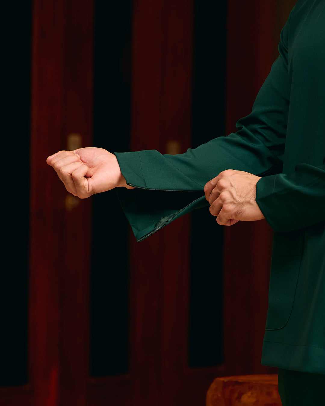 BAJU MELAYU PUTRA (TELUK BELANGA) - DARK EMERLAD (Baju Melayu ONLY)