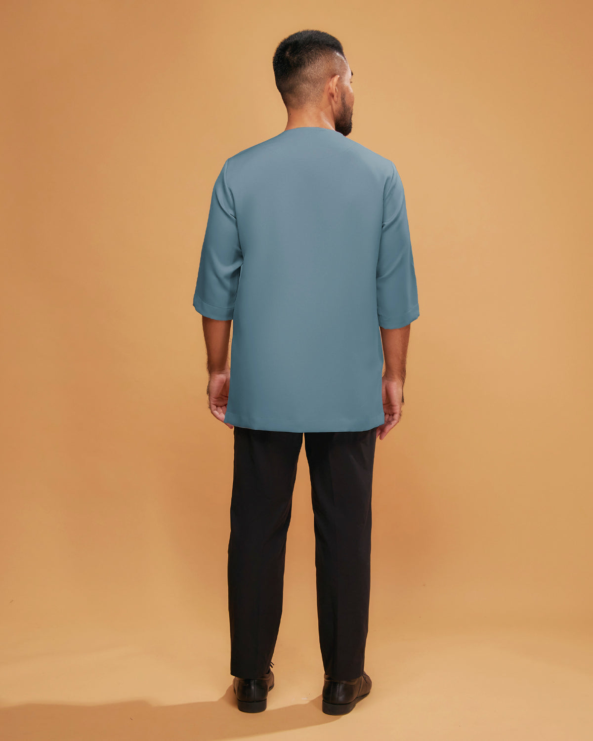 KURTA ARJUNA (Plain) - ASH BLUE