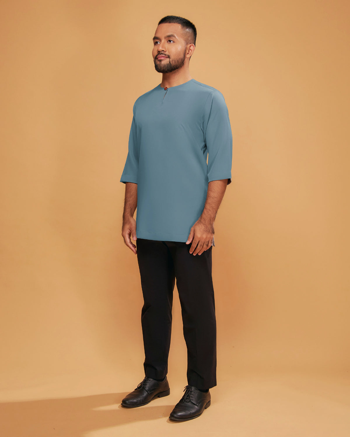 KURTA ARJUNA (Plain) - ASH BLUE