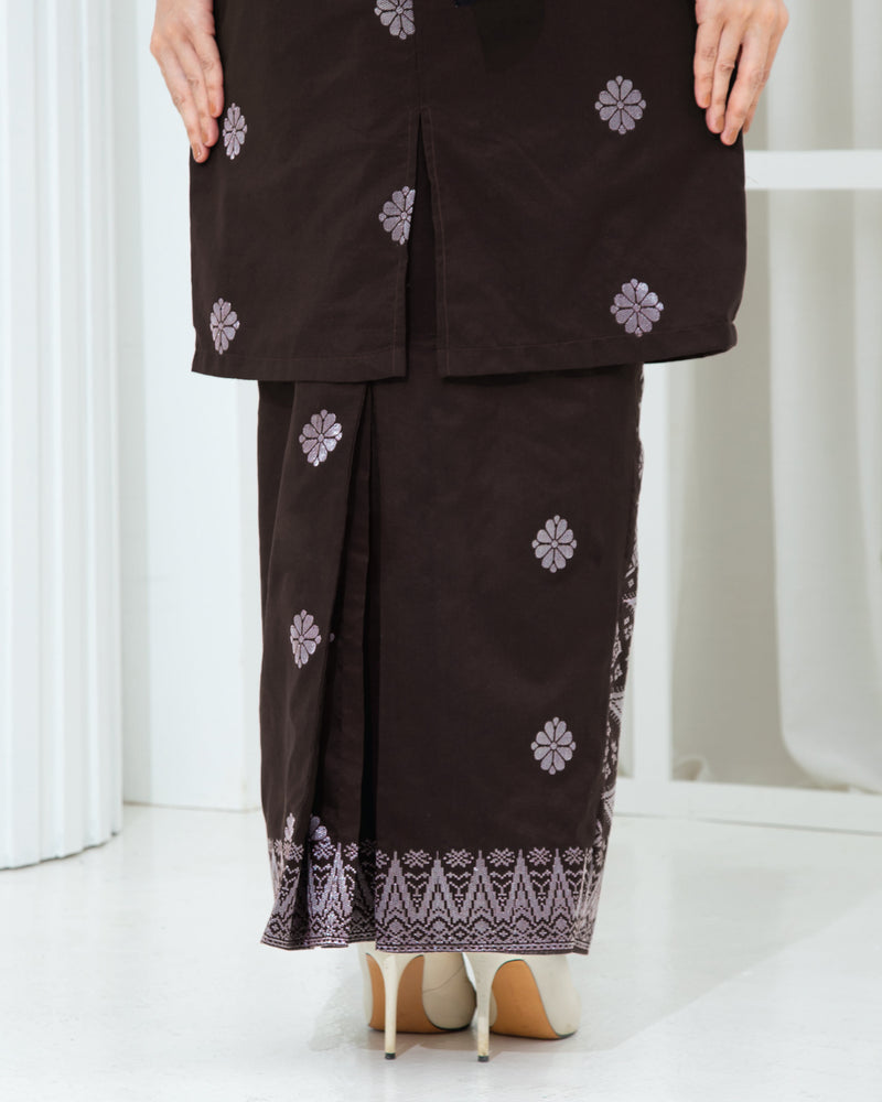 RICH-BROWN | Kurung Layla - Moden