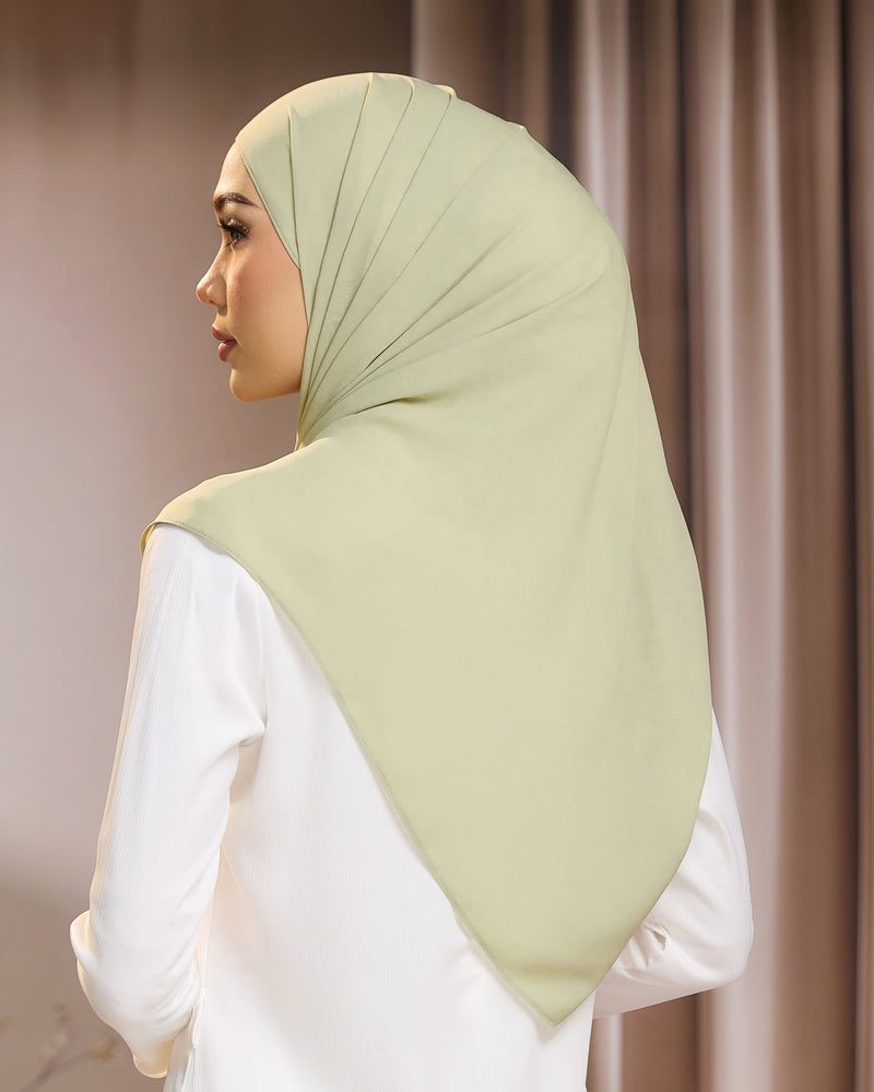 LUNA SHAWL - MINT GREEN | FLOWY TUDUNG