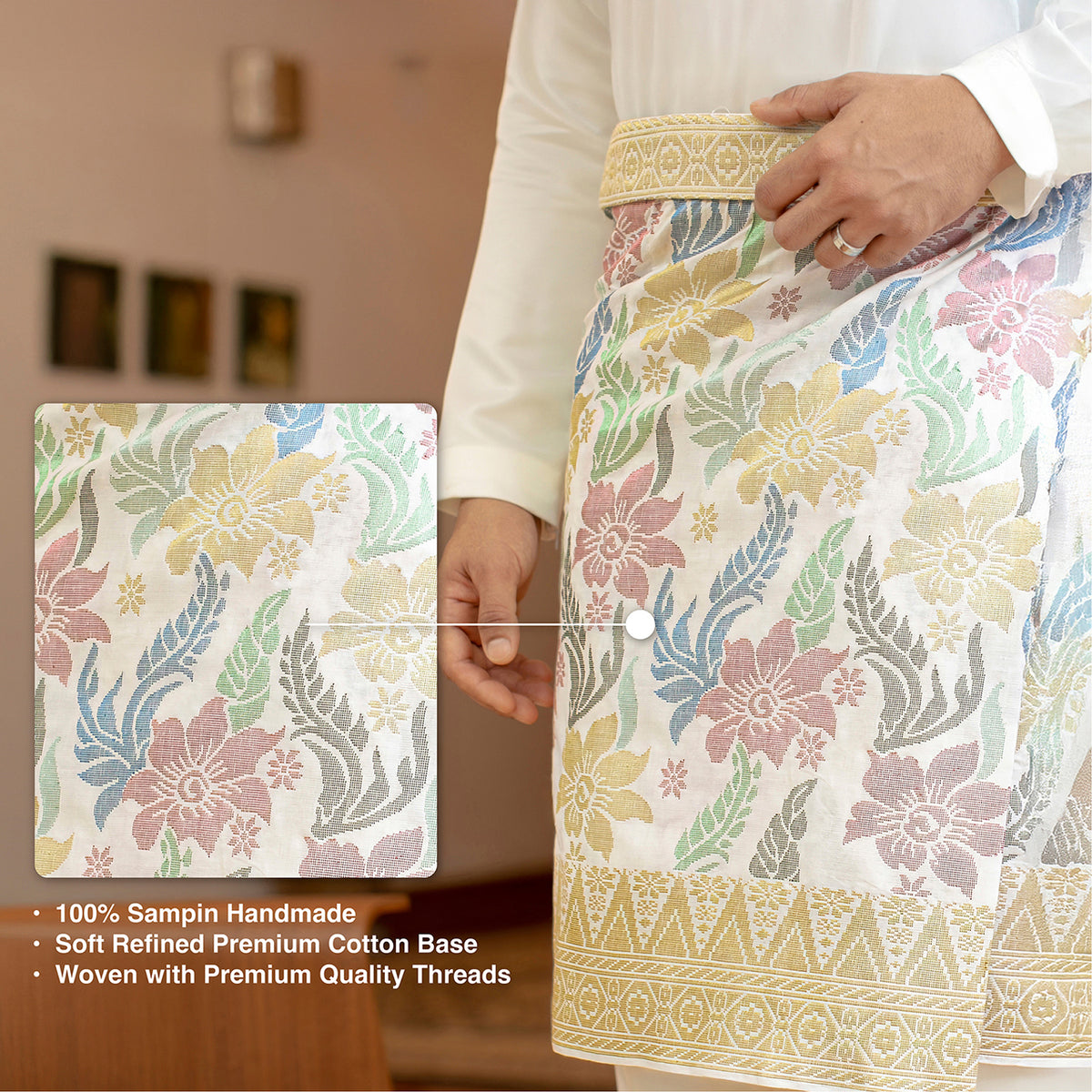 MALEEQ INSTANT | White Gold Mix - Handmade