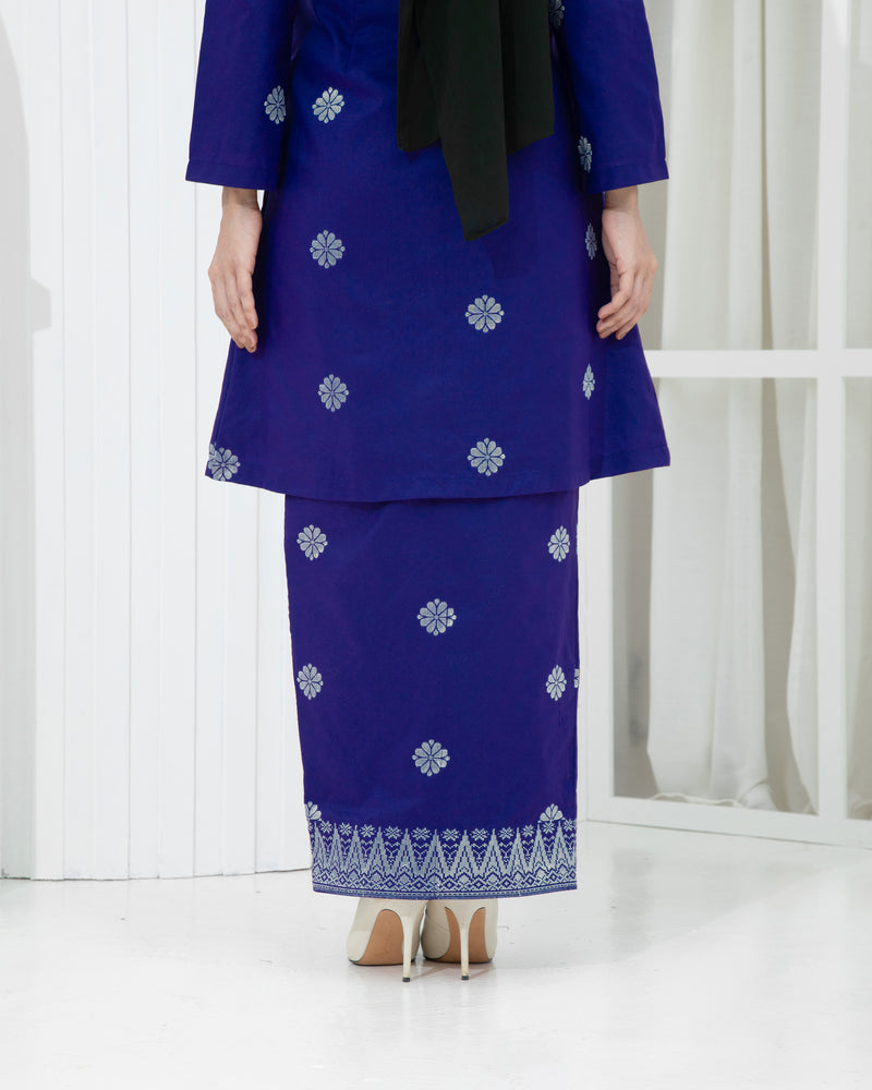 ROYAL-BLUE | Kurung Anggun - Kebaya