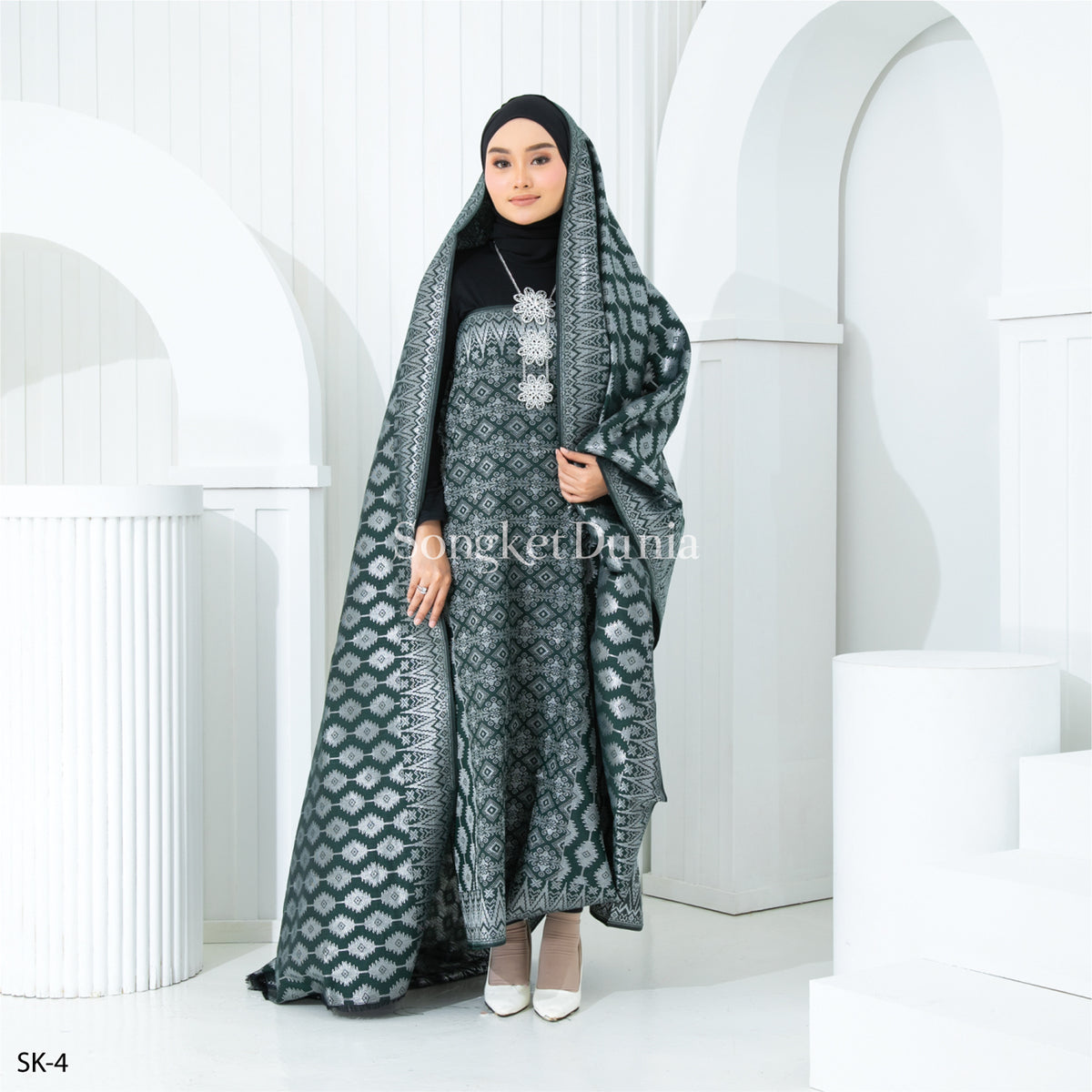 EMERALD GREEN - SILVER (SK-4) - SEROJA