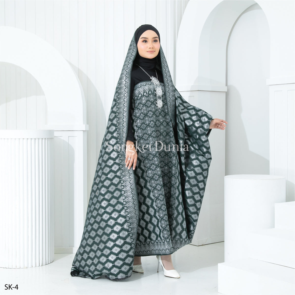 EMERALD GREEN - SILVER (SK-4) - SEROJA