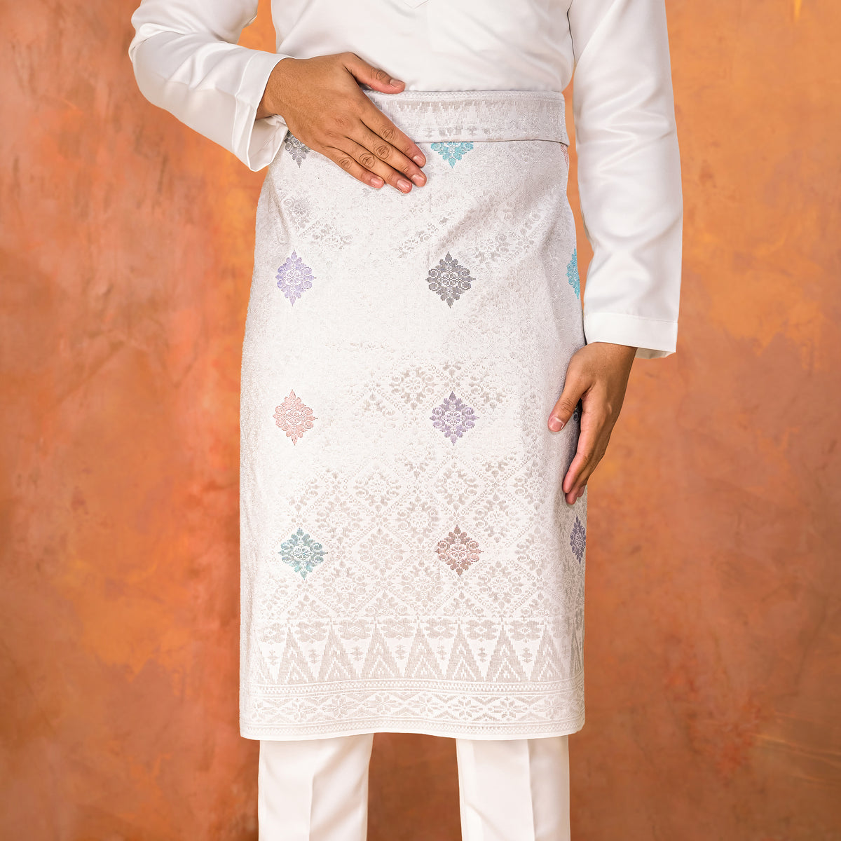 OFF WHITE SILVER - MIX | Dato' Handmade (DT154)